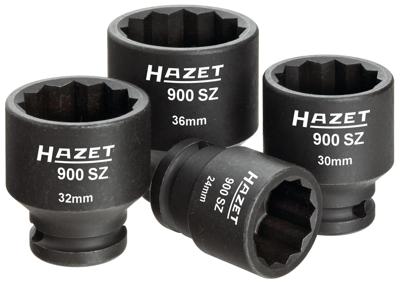 HAZET dopsleutel inzetstuk "900sz/4" machine plug-in set 1/2 6-edge