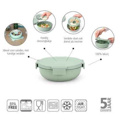 Brabantia make & take soepbeker 0.6l donkergrijs - thumbnail