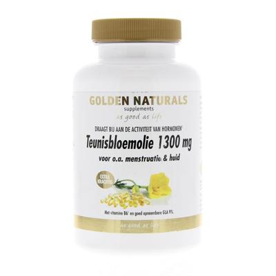 Golden Naturals Teunisbloemolie 1300mg 120Capsules Golden Naturals Teunisbloemolie 1300mg 120Capsules