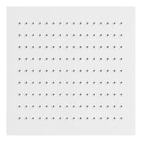 Hoofddouche Tres Plafond 38x38 cm Vierkant Patroon Mat Wit - thumbnail