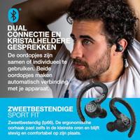 JLab Audio Epic Air Sport Hoofdtelefoons oorhaak, In-ear Bluetooth Zwart - thumbnail
