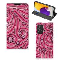 Samsung Galaxy A72 (5G/4G) | Bookcase | Swirl Pink - thumbnail