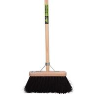 MM Eurotool Bezem fsc 29cm colombo zwart mm steel 150cm - thumbnail