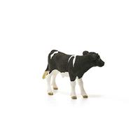 Schleich farm world zwartbont kalf 13798 - thumbnail