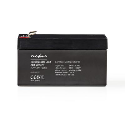 Nedis Oplaadbare Loodaccu | Lead-Acid | 12 V | 1300 mAh | 1 stuks - BALA130012V BALA130012V Nedis Oplaadbare Loodaccu | Lead-Acid | 12 V | 1300 mAh | 1 stuks - BALA130012V BALA130012V