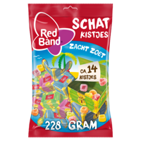 Red Band Schatkistjes Uitdeelverpakking Zacht Zoet Snoep 228 g bij Jumbo - thumbnail