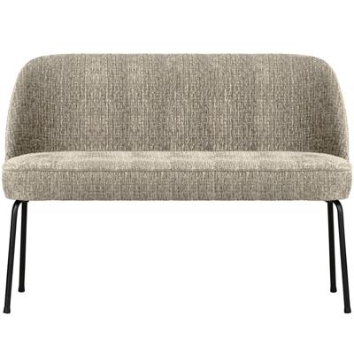 Woood Vogue eetkamerbank structure velvet wheatfield