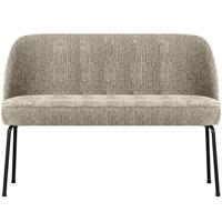 Woood Vogue eetkamerbank structure velvet wheatfield - thumbnail