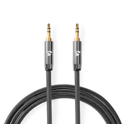Nedis Stereo-Audiokabel | 3,5 mm Male naar 3,5 mm Male | 2 m | 1 stuks - CATB22000GY20 CATB22000GY20 Nedis Stereo-Audiokabel | 3,5 mm Male naar 3,5 mm Male | 2 m | 1 stuks - CATB22000GY20 CATB22000GY20