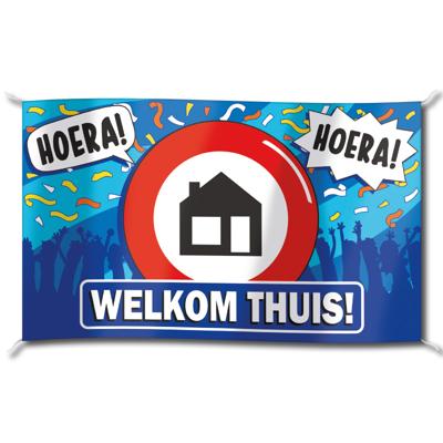 Vlag Welkom Thuis groot Vlag Welkom Thuis groot