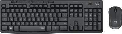 Logitech MK295 Silent Wireless Combo toetsenbord USB QWERTY Engels Grafiet