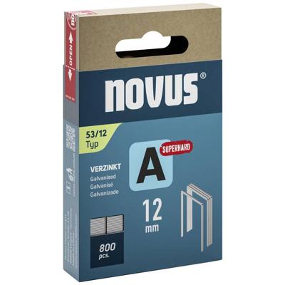 Novus Niet met fijne draad A 53/12mm Superhard (800 stuks) - 042-0780 Novus Niet met fijne draad A 53/12mm Superhard (800 stuks) - 042-0780