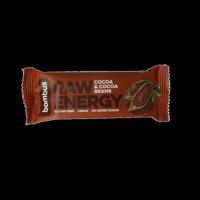 Bombus Raw energy bar cocoa & cocoa beans 50 Gram - thumbnail