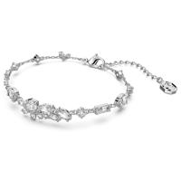 Swarovski 5644687 Armband Gema Bloem zilverkleurig-wit 16,5-20 cm - thumbnail