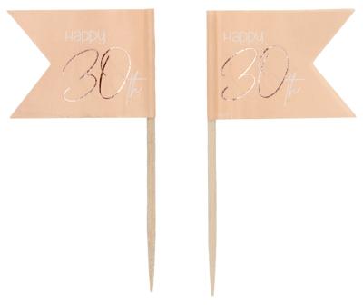 Prikkers 30 Jaar Elegant Blush (36st)