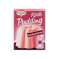 Dr. Oetker Kookpudding Frambozen 79 g bij Jumbo - thumbnail