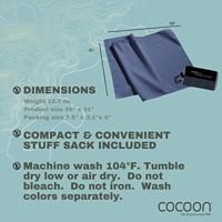 Cocoon Towel Ultralight Reishanddoek Fjord Blue - thumbnail