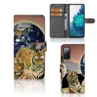 Samsung Galaxy S20 FE | Telefoonhoesje | Met pasjeshouder | Roofdieren - thumbnail