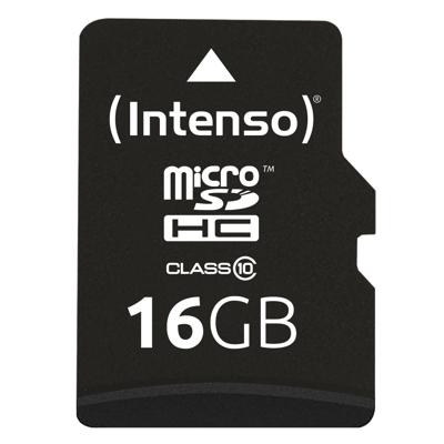 Intenso High Performance microSDHC-kaart 16 GB Class 10 Incl. SD-adapter Intenso High Performance microSDHC-kaart 16 GB Class 10 Incl. SD-adapter