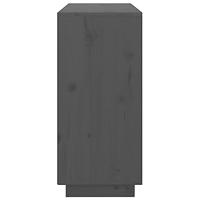 Dressoir 111x34x75 cm massief grenenhout grijs - thumbnail