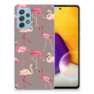 Samsung Galaxy A72 | TPU Hoesje | Flamingo