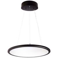 Deko Light 342092 LED Panel transparent rund Hanglamp Energielabel: E (A - G) LED LED vast ingebouwd 53.70 W Diepzwart (RAL 9005) - thumbnail