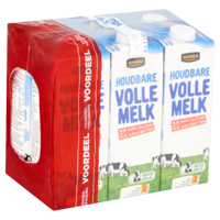 Jumbo Houdbare Volle Melk Voordeelverpakking 6 x 1 L - thumbnail