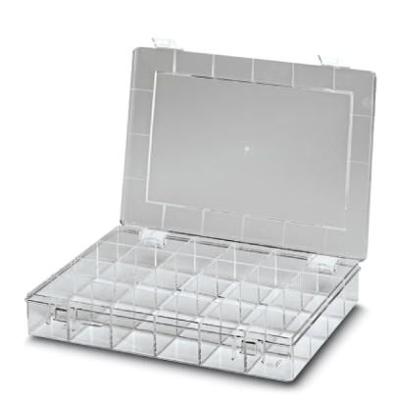 Phoenix Contact SORTI 4/24 Assortimentsdoos (l x b x h) 335 x 225 x 55 mm Aantal vakken: 24 Vaste onderverdeling Inhoud 1 stuk(s)
