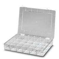 Phoenix Contact SORTI 4/24 Assortimentsdoos (l x b x h) 335 x 225 x 55 mm Aantal vakken: 24 Vaste onderverdeling Inhoud 1 stuk(s) - thumbnail