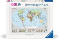 Ravensburger Legpuzzel staatkundige wereldkaart, 1000st. - thumbnail