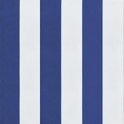 VidaXL Tuinbankkussen 100x50x7 cm stof gestreept wit en blauw