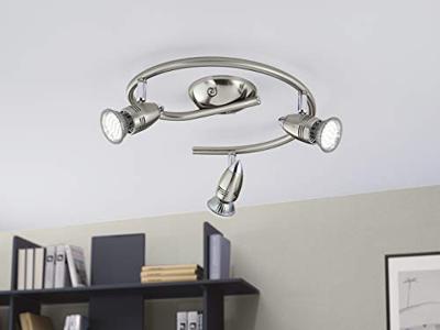 Eglo Led plafondspotMagnum rvs 3-lichts - 92643