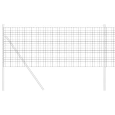 Gelaste draadhek Grijs 0.4 x 10 m Staal