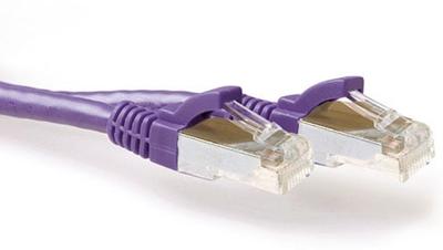 ACT FB2325 LSZH SFTP CAT6A Patchkabel Snagless Paars - 25 meter