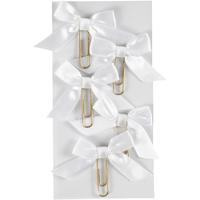 Creativ Company Paperclips, afm 40x70 mm, wit, 5 stuk/ 1 doos - thumbnail