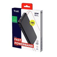 Trust Redoh 10.000 mAh Powerbank 18W Zwart - thumbnail