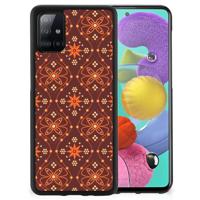 Samsung Galaxy A51 Bumper Case Batik Brown - thumbnail
