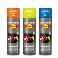 Rust-Oleum deklaag fluorescerend - Hard Hat - oranje - mat - 0.5l - spuitbus - thumbnail