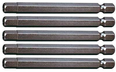 KS Tools 911.7715 Inbus-bit Speciaal staal Vernikkeld E 6.3 5 stuk(s) KS Tools 911.7715 Inbus-bit Speciaal staal Vernikkeld E 6.3 5 stuk(s)