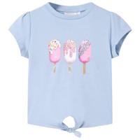 VidaXL Kindershirt 116 blauw - thumbnail