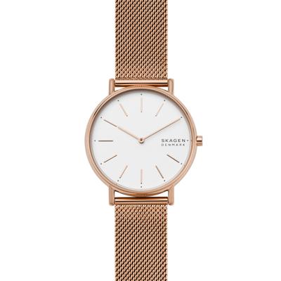 Horlogeband Skagen SKW2784 Roestvrij staal (RVS) Rosé 18mm