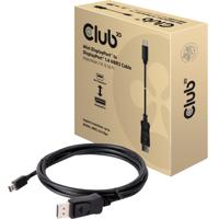 CLUB3D Mini DisplayPort naar DisplayPort 1.4 HBR3 8K60Hz Kabel, 2 Meter - thumbnail