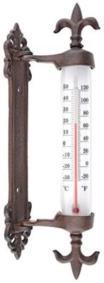 Kozijnthermometer gietijzer / Esschert Design Kozijnthermometer gietijzer / Esschert Design