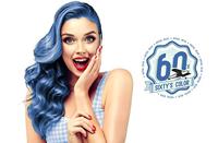 Hairgum Semi Permanent Color Sixty's Color Royal Blue 60ml - thumbnail