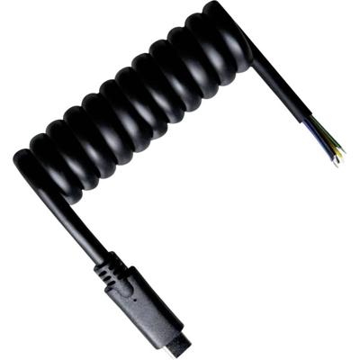 BKL Electronic USB-C-kabel USB-C, Open kabeleinde 1 m Zwart 10080175