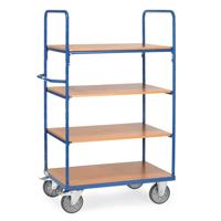 Fetra Hauptartikel 8301 Etagewagen Universeel Staal Poedercoating Laadvermogen (max.): 500 kg Stralend blauw (RAL 5007) - thumbnail