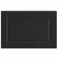 Keukenwandkast Porto bewerkt hout zwart - thumbnail