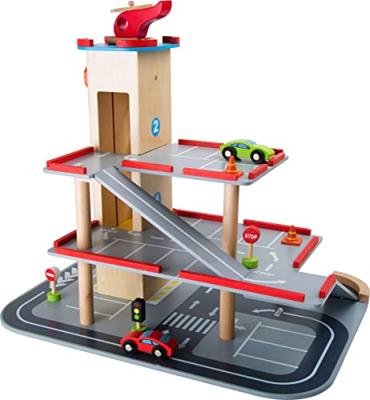 Small Foot - houten parkeergarage met accessoires Small Foot - houten parkeergarage met accessoires