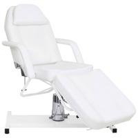 vidaXL Massagetafel 180x62x(87-112) cm wit - thumbnail