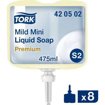 Handzeep Tork S2 Premium klein vloeibaar 475ml 420502 | 8 stuks